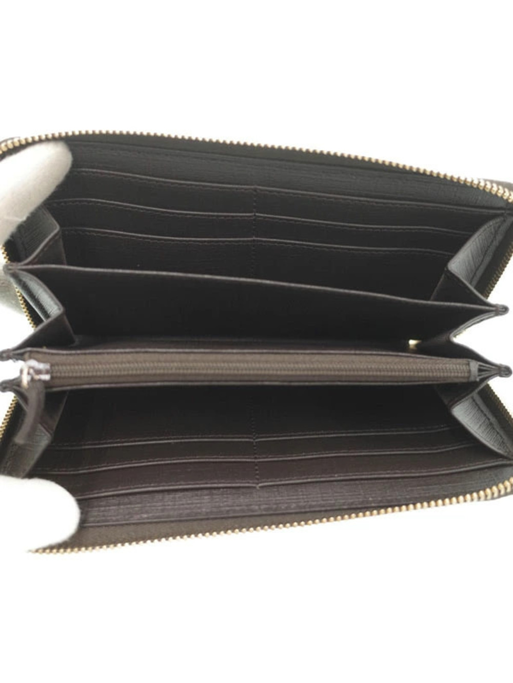 Gucci Zipper Long Wallet Zip Round Supreme GG Around - Picture 3 of 5
